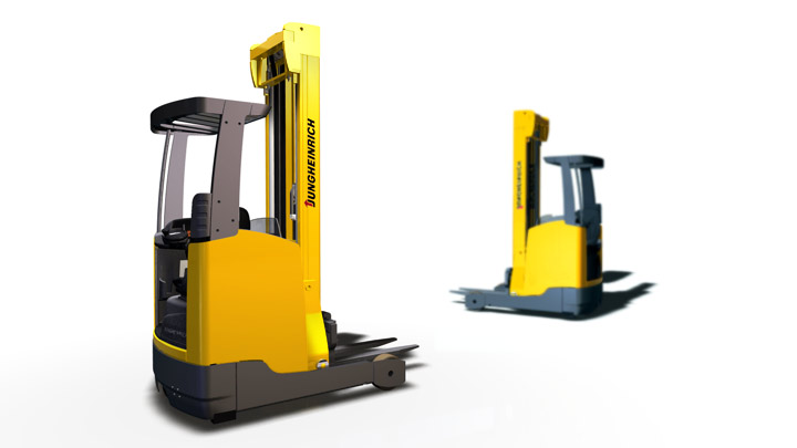 Jungheinrich product design, CAD surface modelling, engineering for reach truck ETV